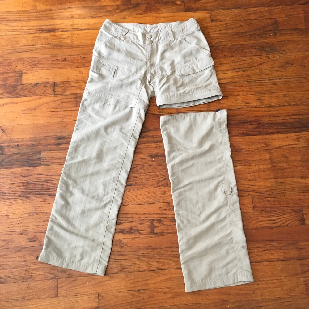 The North Face Women's Convertible Hiking Cargo Pants Shorts Size 6 Gorpcore